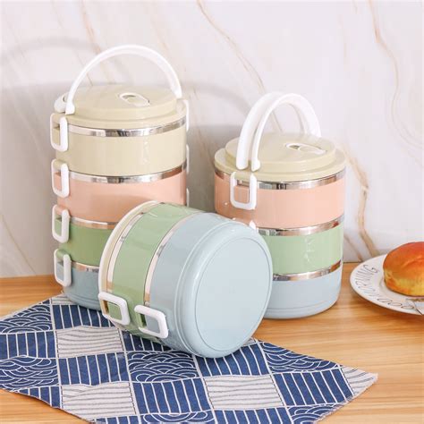 stainless steel round lunch box|insulated stainless steel lunch box.